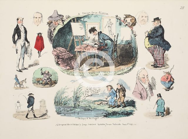 A Design for an Album, 1835.