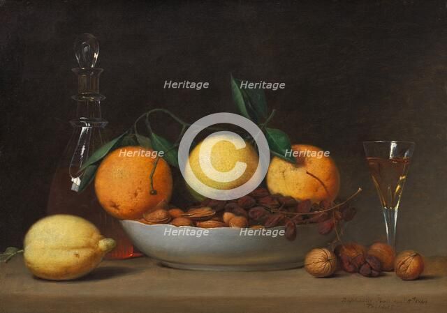 A Dessert, 1814. Creator: Raphaelle Peale.