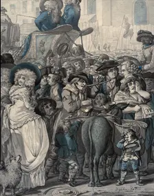 A detail from Westminster Election of 1788 Creator: Robert Dighton