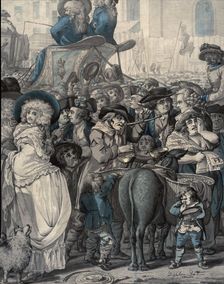 A detail from Westminster Election of 1788 Creator: Robert Dighton