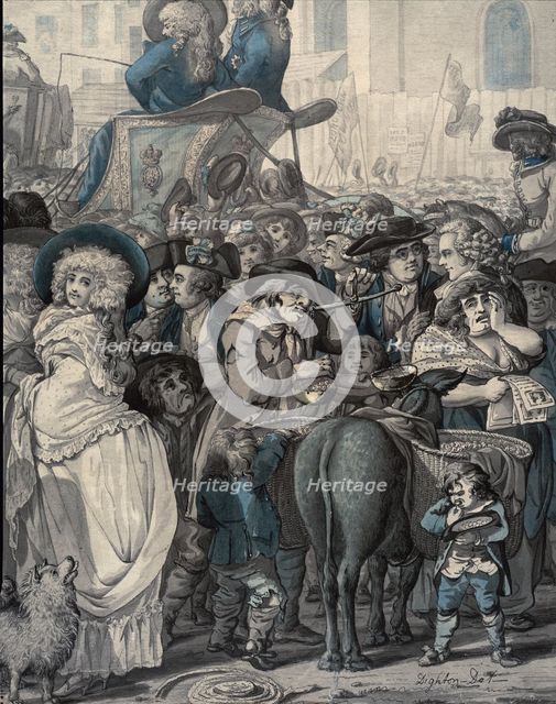 A detail from 'Westminster Election of 1788'. Creator: Robert Dighton.