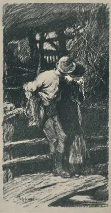 A Devon Courting 1919. Artist: Claude Allin Shepperson