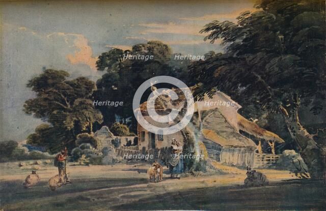 A Devonshire Farm, c1798, (1921). Artist: Unknown