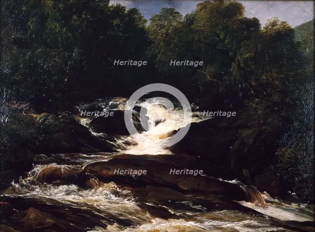 'A Devonshire Stream', 1860. Artist: Frederick Richard Lee