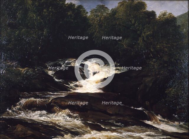 'A Devonshire Stream', 1860. Artist: Frederick Richard Lee