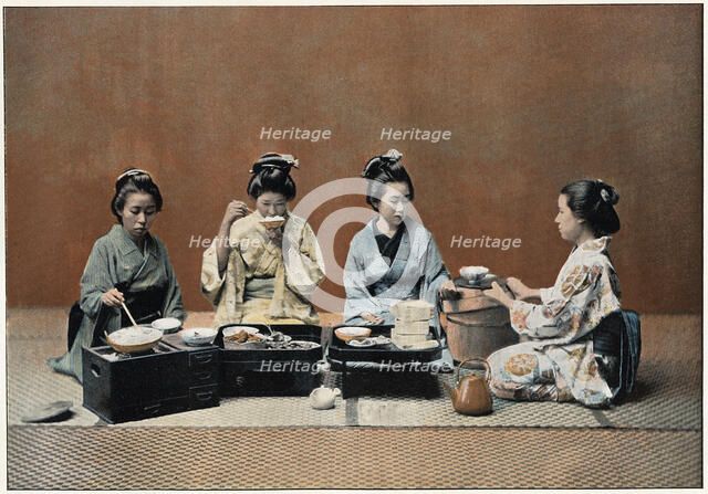 'A Dining Room', c1890. Artist: Unknown