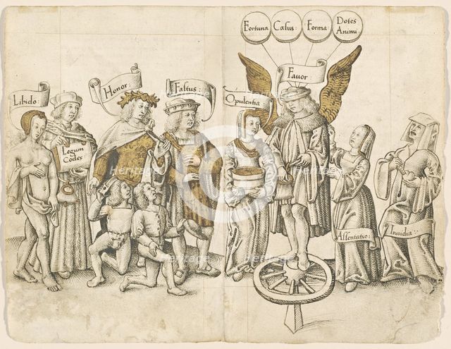 A Dialogue on Human Favor (recto) [fol. 15 verso / 16 recto], 1512/1514. Creator: Unknown.