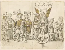 A Dialogue on Human Favor (recto) [fol. 15 verso / 16 recto], 1512/1514. Creator: Unknown
