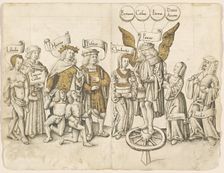 A Dialogue on Human Favor (recto) [fol. 15 verso / 16 recto], 1512/1514. Creator: Unknown
