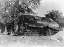 A Diegueño home, c1924. Creator: Edward Sheriff Curtis