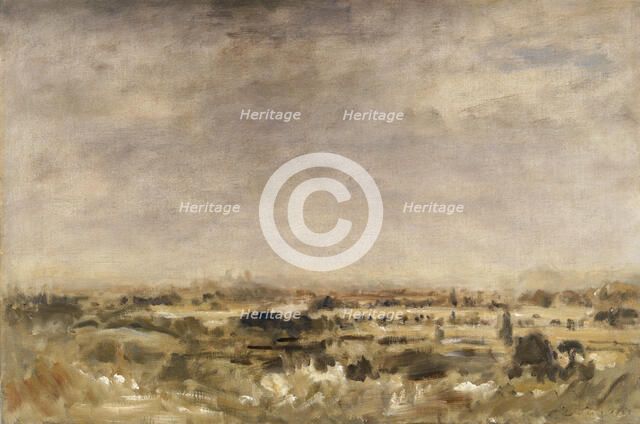 A distant view of Bridgnorth, 1925. Creator: Philip Wilson Steer.