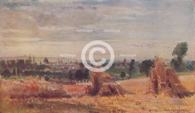 'A Distant View of Oxford', 1910. Artist: John Fulleylove.