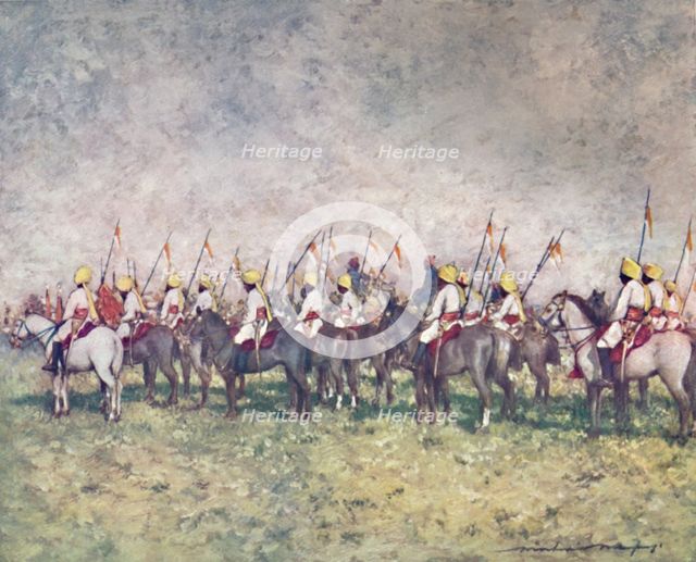 'A Distinguished Native Regiment', 1903. Artist: Mortimer L Menpes.
