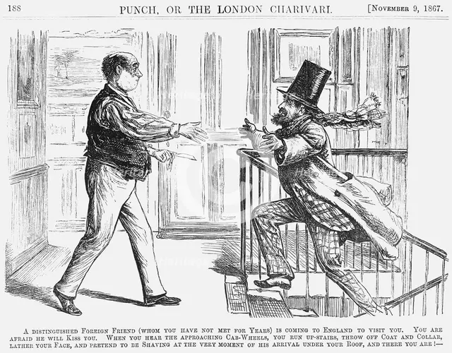 'A Distinguished Foreign Friend', 1867. Creator: Unknown.
