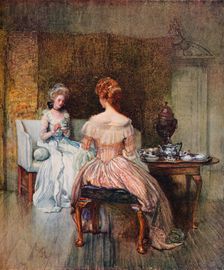 A Dish of Bohea in the Days of the Georges c1870. Artist: Joseph Walter West