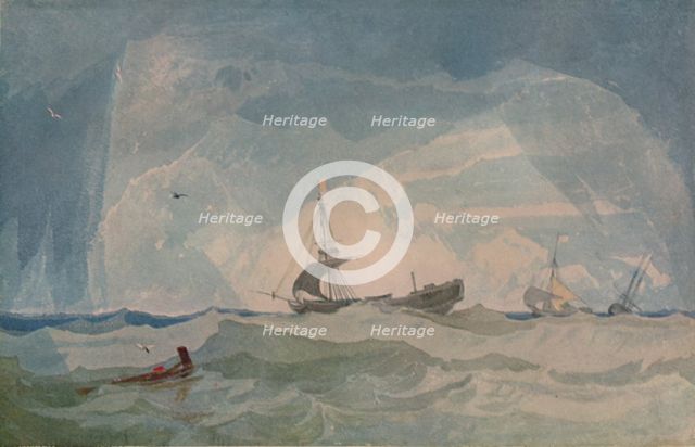 'A Dismasted Brig', 1923. Artist: John Sell Cotman.