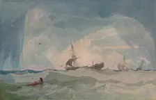 A Dismasted Brig 1923. Artist: John Sell Cotman