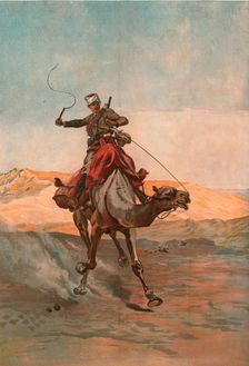 'A Dispatch-Bearer Egyptian Camel Corps 1888. Creator: Elizabeth Thompson