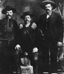 A disputed photograph of the train robber and outlaw Sam Bass, c1877-1878 (1954)