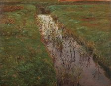 A Ditch, c.1850. Creator: Lorenz Frolich