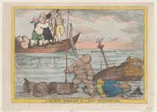 A Diving Machine on a New Construction, May 31, 1806., May 31, 1806. Creator: Thomas Rowlandson