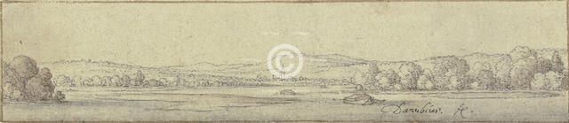 A Donau landscape. Creator: Wenceslaus Hollar.