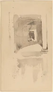 A Doorway in Ajaccio, 1901. Creator: James Abbott McNeill Whistler
