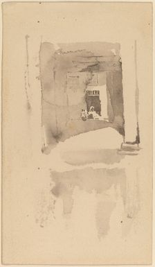 A Doorway in Ajaccio, 1901. Creator: James Abbott McNeill Whistler