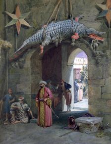A Doorway in Cairo 1884. Artist: William Simpson