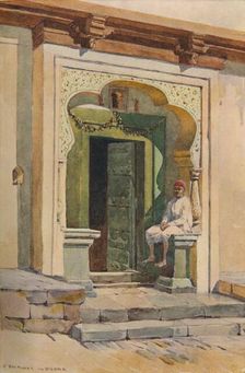 A Doorway, Poona c1880 (1905). Creator: Alexander Henry Hallam Murray