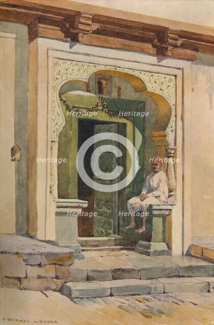 'A Doorway, Poona', c1880 (1905). Creator: Alexander Henry Hallam Murray.