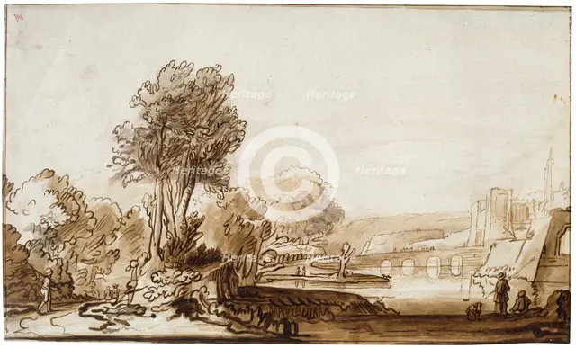 'A Doorway to the Castle', 17th century.  Artist: Abraham Furnerius