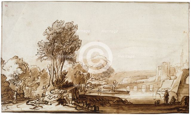 'A Doorway to the Castle', 17th century.  Artist: Abraham Furnerius