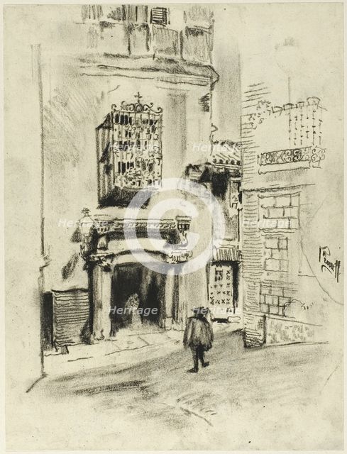 A Doorway, Toledo, c. 1903. Creator: Joseph J Pennell.