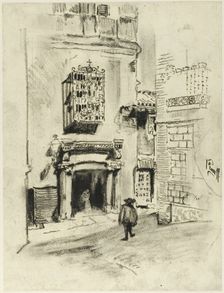 A Doorway, Toledo, c. 1903. Creator: Joseph J Pennell