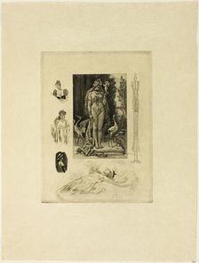 A Document on the Impotence of Love, 1894. Creator: Félicien Rops
