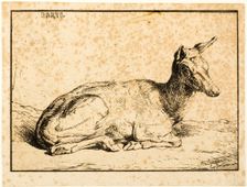 A Doe, 1846. Creator: Charles Emile Jacque