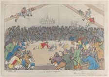 A Dog Fight, May 1, 1811., May 1, 1811. Creator: Thomas Rowlandson