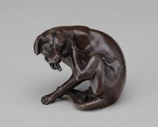 A Dog Scratching, 1630s. Creator: Georg Schweigger