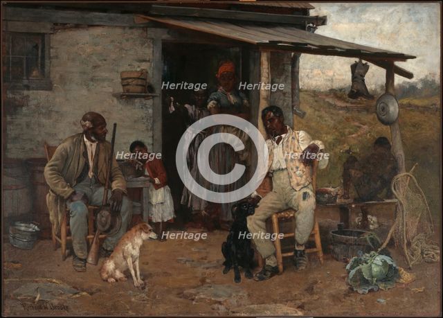 A Dog Swap, 1881. Creator: Richard Norris Brooke.
