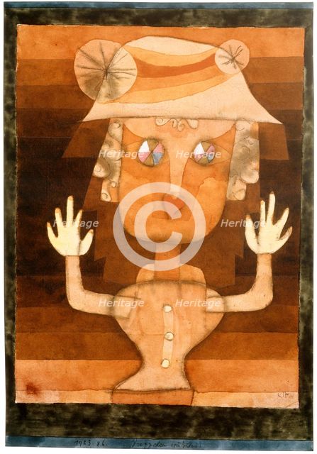 'A Doll', 1923.  Artist: Paul Klee