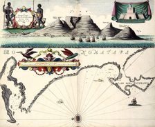 A Draught of Cape Bona Esperanca by Iohn Seller Hydrographer to the King, c1700. Creator: John Seller