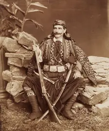 A Dragoman, 19th century. Creator: Maison Bonfils