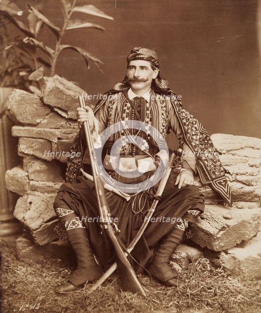 A Dragoman, 19th century. Creator: Maison Bonfils.