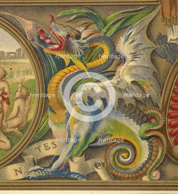 A dragon, 1844-1849.  Creator: Owen Jones.