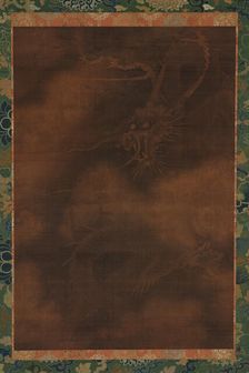 A dragon and clouds, Ming dynasty, 1368-1644. Creator: Unknown