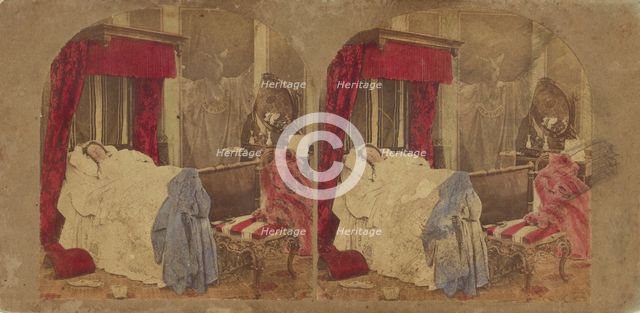 A Dream after seeing Pepper's Ghost, about 1865. Creator: London Stereoscopic & Photographic Co.