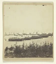 A Dress Parade of the Seventeenth New York, 1861. Creator: Unknown
