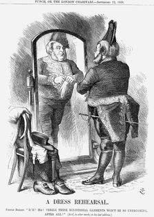 A Dress Rehearsal 1868. Creator: John Tenniel