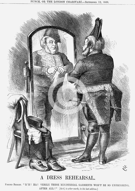 'A Dress Rehearsal', 1868. Creator: John Tenniel.